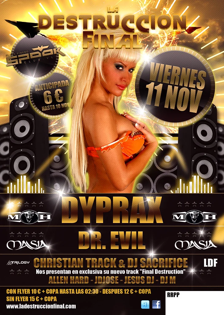 Cartel de La Destrucción Final · Spook · 2011