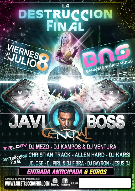 Cartel de La Destrucción Final · Bananas · 2011